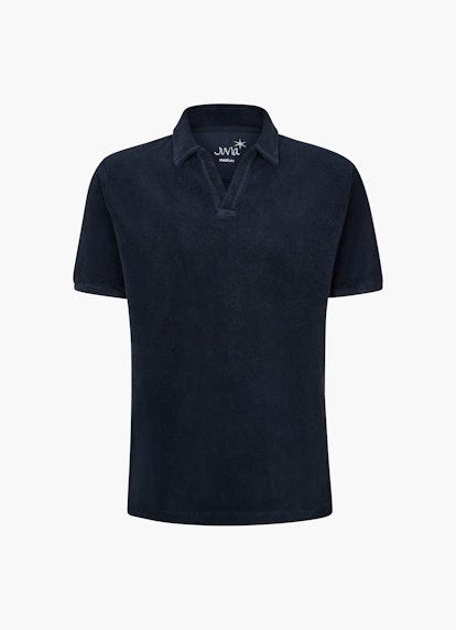 Regular Fit T-shirts Terry Cloth - Polo Shirt navy