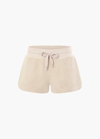 Regular Fit Shorts Terry Cloth - Shorts light walnut
