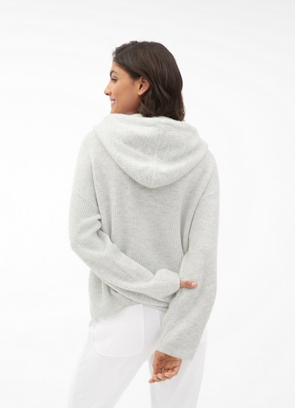 Oversized Fit Knitwear Oversized - Hoodie l.grey mel.