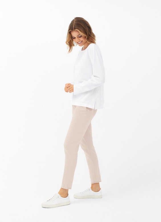 Slim Fit Sweatshirts Slim Fit - Sweater white