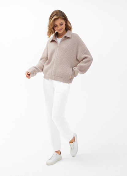 Casual Fit Strick - Cardigan sand