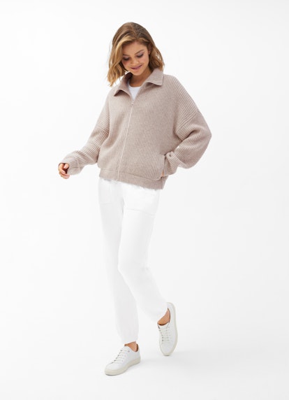 Coupe Casual Fit  Cardigan en maille sand