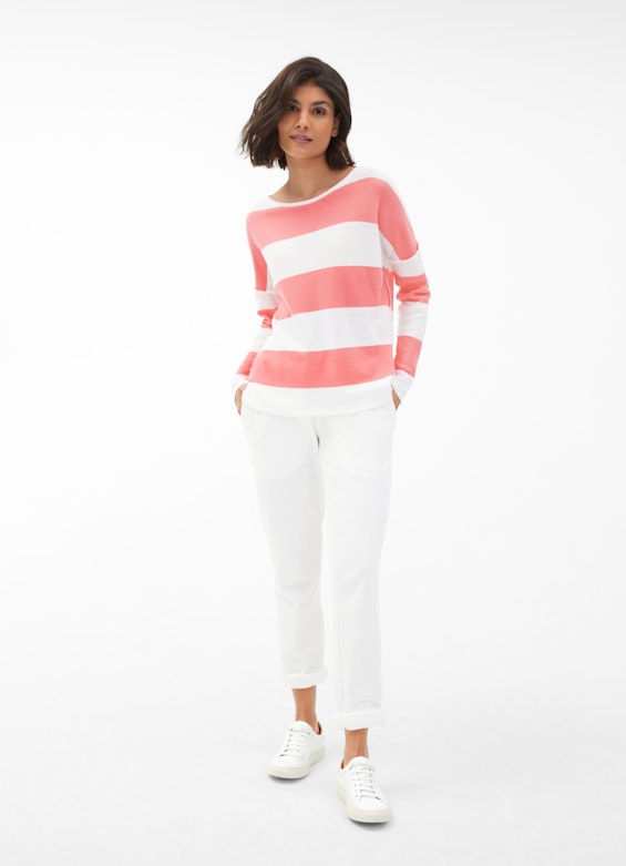 Oversized Fit Sweatshirts Oversized Cashmix - Sweater pink coral