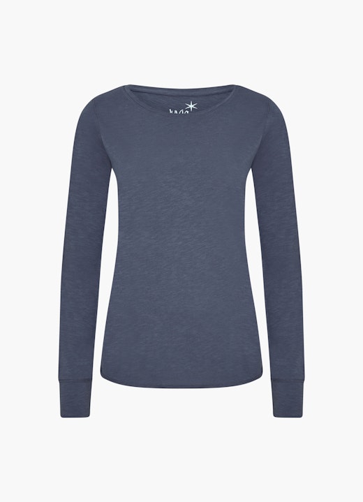 Regular Fit Long sleeve tops Longsleeve midnight blue