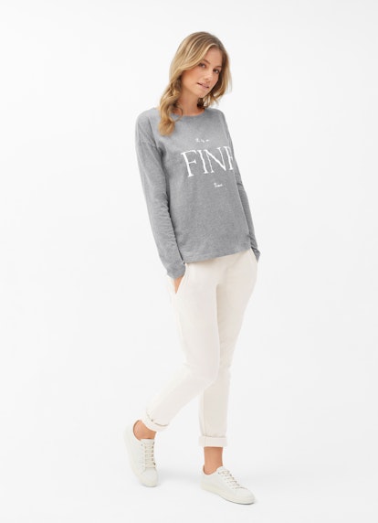 Regular Fit Long sleeve tops Longsleeve ash grey mel.