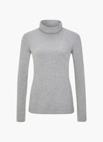 Regular Fit Nightwear Modal Turtleneck - Longsleeve ash grey mel.