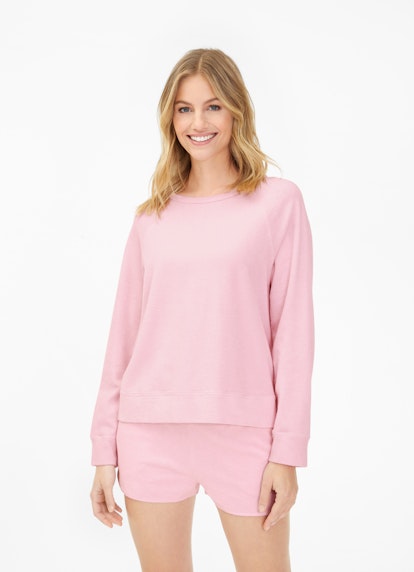 Coupe Regular Fit Sweat-shirts Pull-over en tissu éponge blossom