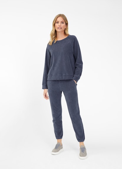 Coupe Regular Fit Sweat-shirts Pull-over en tissu éponge midnight blue