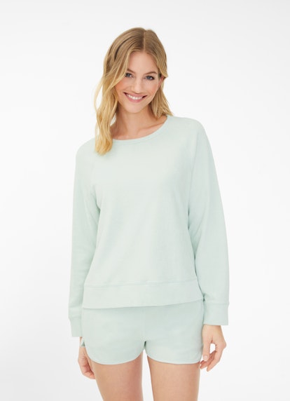 Coupe Regular Fit Sweat-shirts Pull-over en tissu éponge water lily