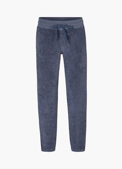 Regular Fit Pants Terrycloth - Sweatpants midnight blue