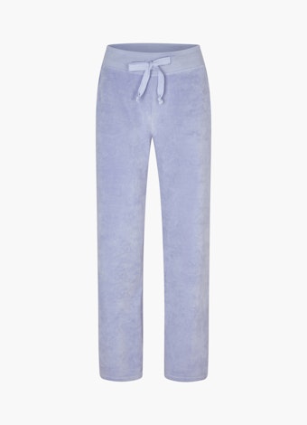 Wide Leg Fit Pants Velvet - Sweatpants chalk violet