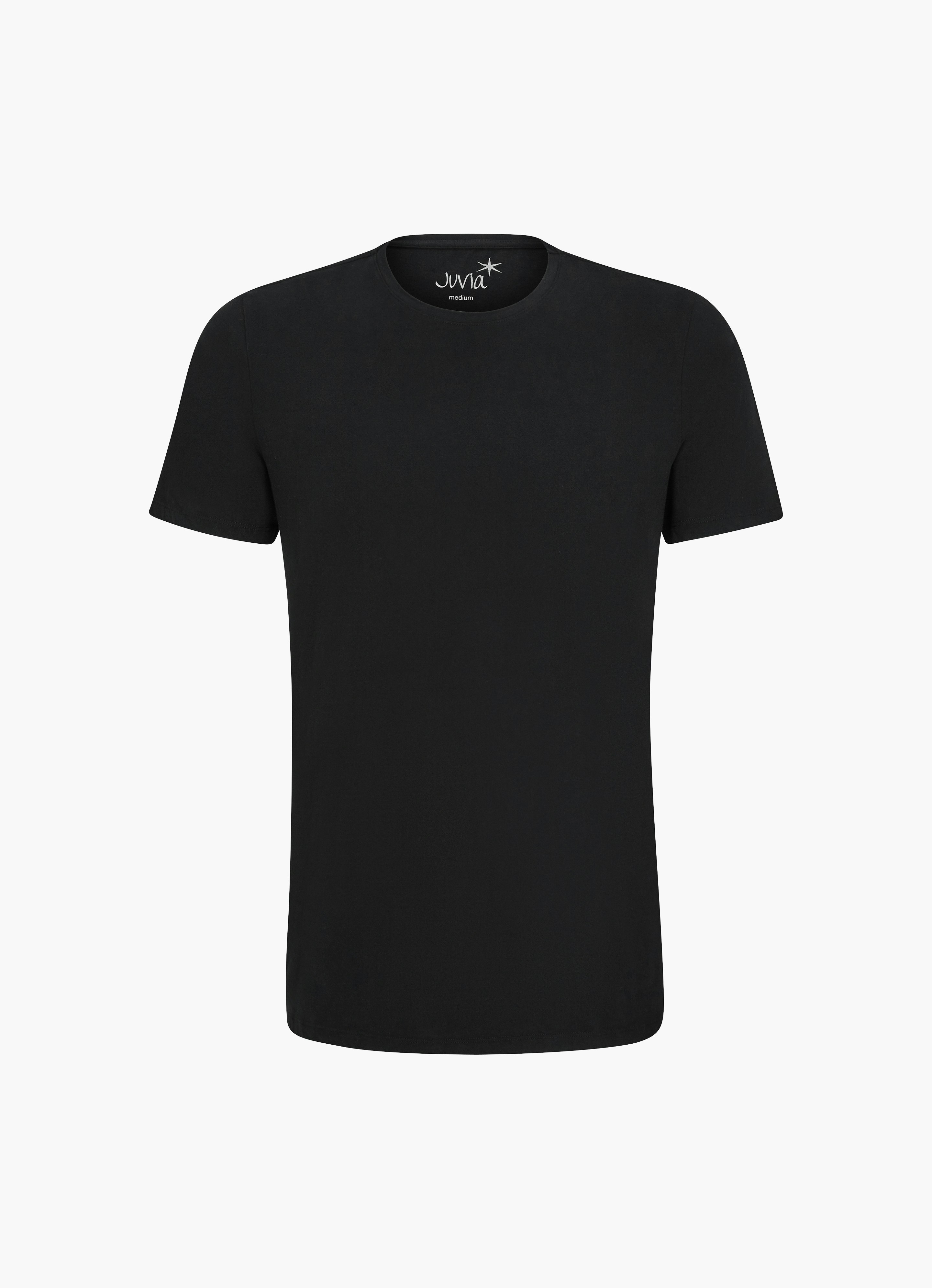 Plain black fitted t cheap shirt