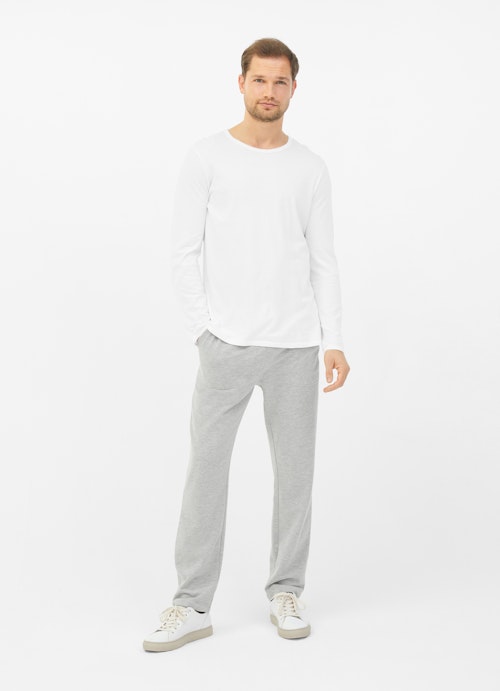 Regular Fit Longsleeves Longsleeve white