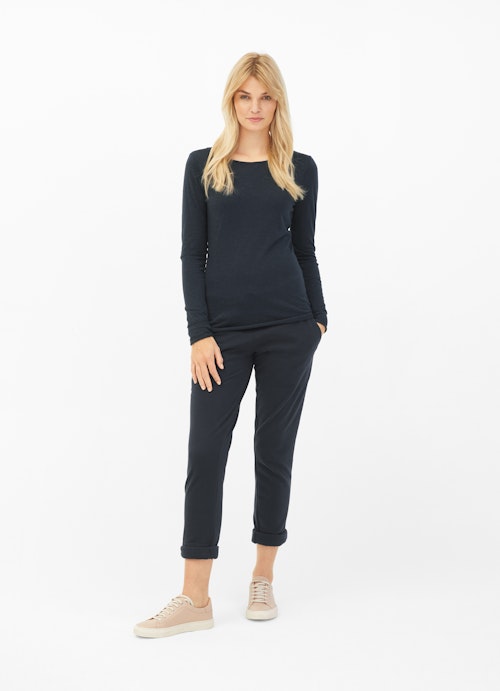 Regular Fit Longsleeves Longsleeve navy