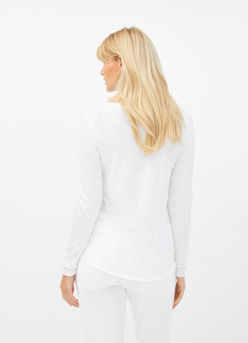 Regular Fit Long sleeve tops Longsleeve white