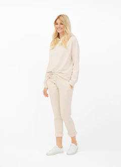 Coupe Loose Fit Pantalons Pantalon de jogging de coupe ample ecru