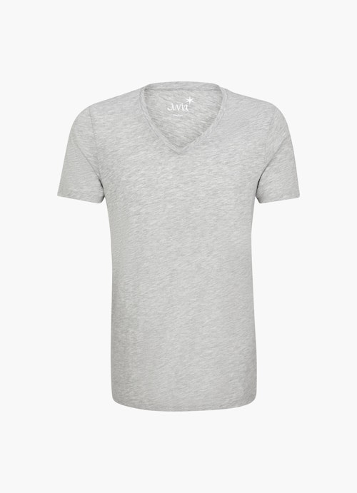 Coupe Regular Fit T-shirts T-shirt l.grey mel.