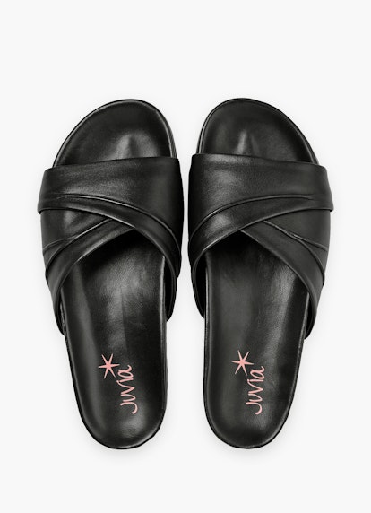 Regular Fit Schuhe Slide - Pantolette black