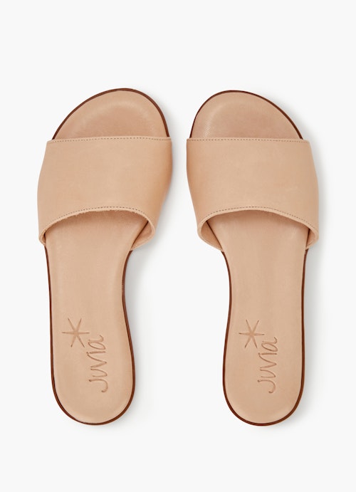 Regular Fit Shoes Mules nude