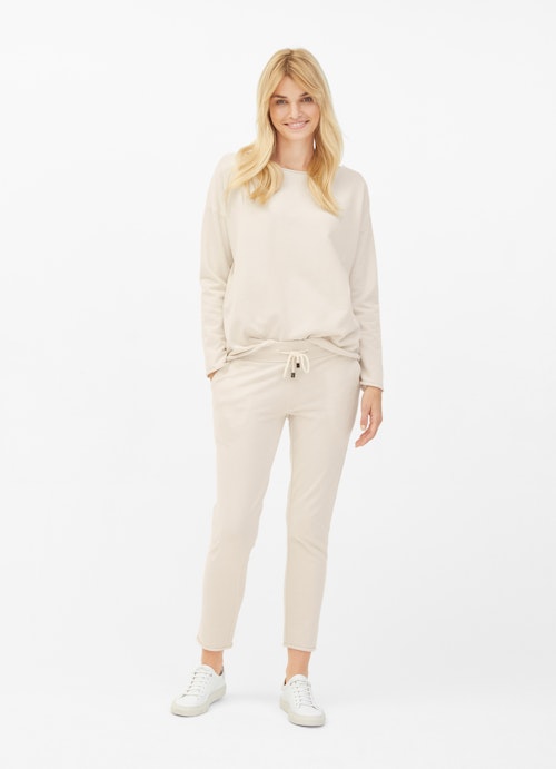 Slim Fit Pants Slim Fit - Sweatpants ecru