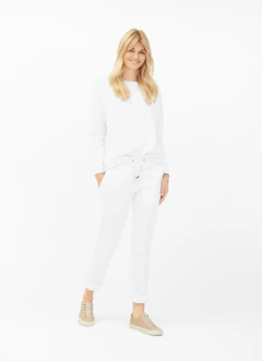 Coupe Loose Fit Pantalons Pantalon de jogging de coupe ample white