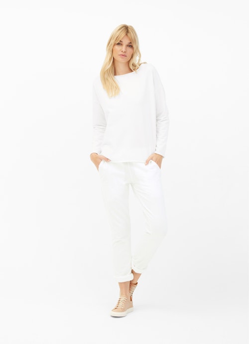 Oversized Fit Sweatshirts Sweatshirt white