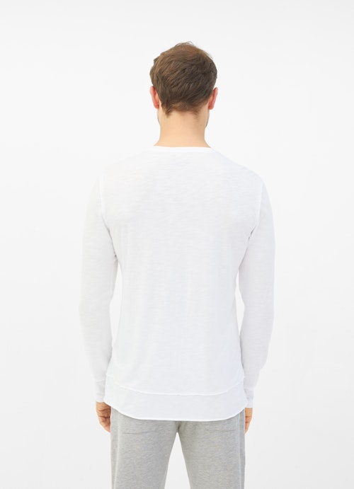 Regular Fit Longsleeves Longsleeve white