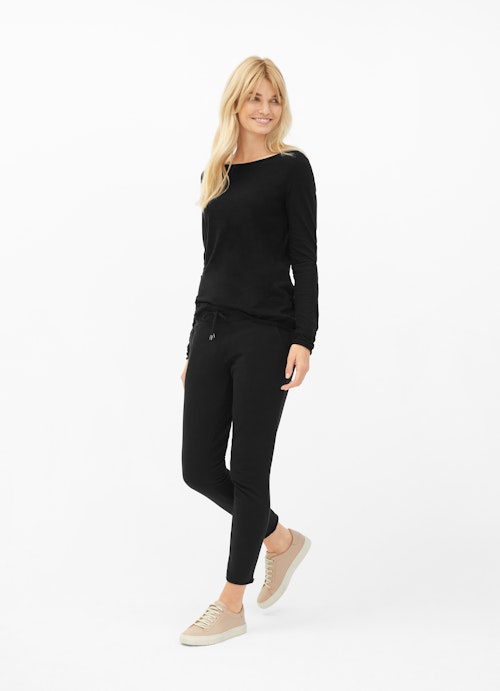 Regular Fit Longsleeves Longsleeve black