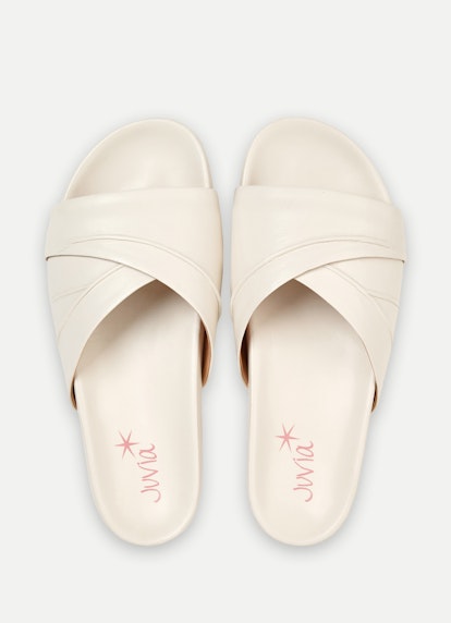 Regular Fit Shoes Slide - Mules eggshell