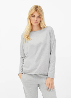 Casual Fit Sweatshirts Sweatshirt l.grey mel.