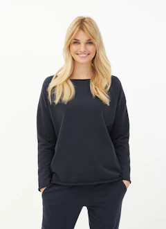 Oversized Fit Sweatshirts Sweatshirt navy