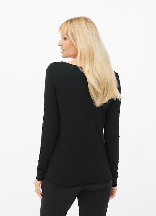 Regular Fit Longsleeves Longsleeve black