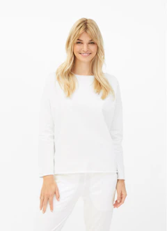 Oversized Fit Sweatshirts Sweatshirt white
