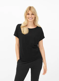 Coupe Boxy Fit T-shirts T-shirt black