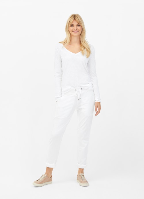 Regular Fit Long sleeve tops Longsleeve white