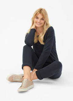 Coupe Loose Fit Pantalons Pantalon de jogging de coupe ample navy