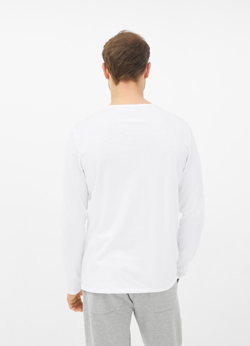 Regular Fit Longsleeves Longsleeve white