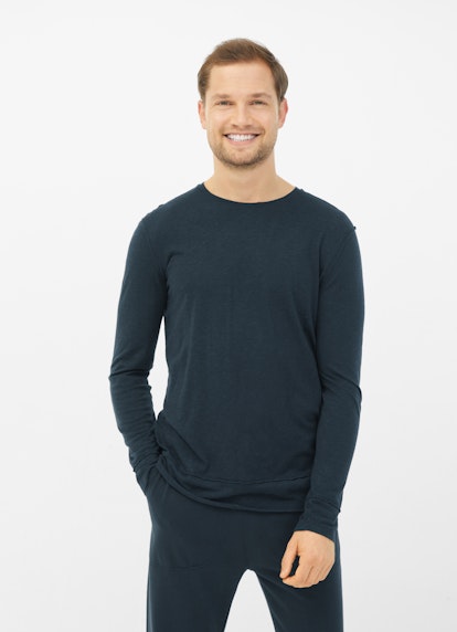 Coupe Regular Fit T-shirts à manches longues T-shirt à manches longues navy