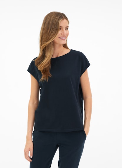 Coupe Boxy Fit T-shirts T-shirt de coupe carrée navy