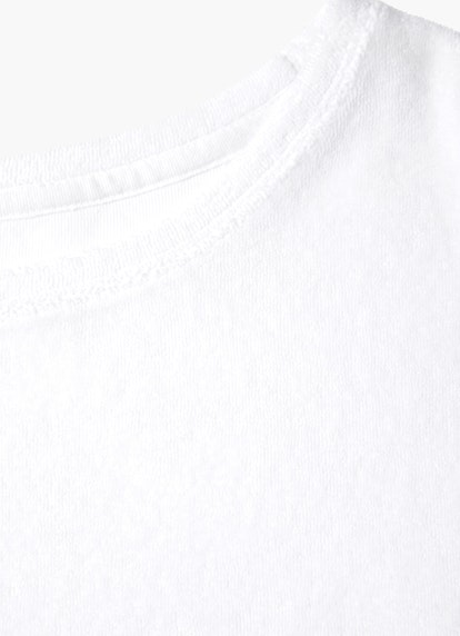 Regular Fit Sweatshirts Terrycloth - Sweater white