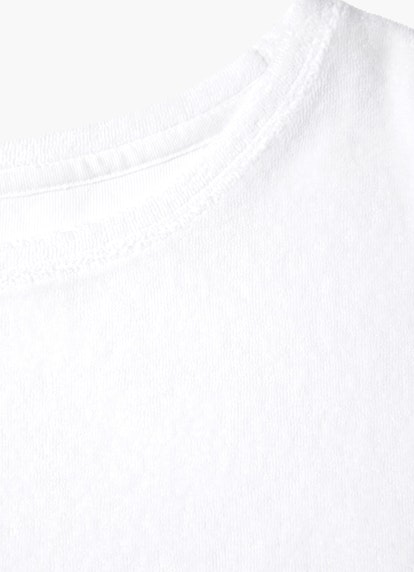 Coupe Regular Fit Sweat-shirts Pull-over en tissu éponge white