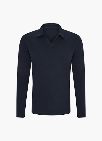 Regular Fit Long sleeve tops Polo Longsleeve night blue