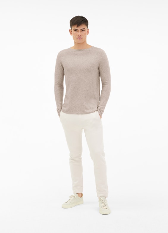 Regular Fit Sweaters Cashmix - Sweater sand
