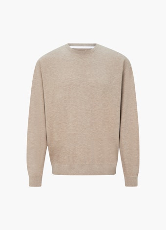 Coupe oversize Pull-over Sweat-shirt oversize sand