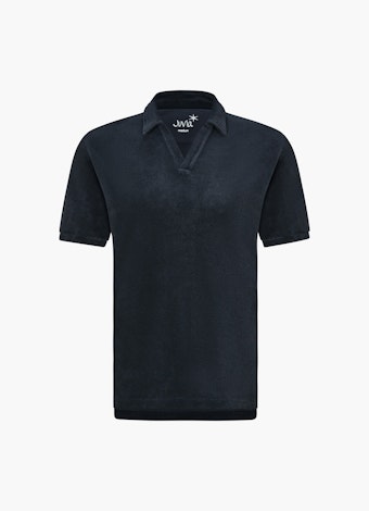 Coupe Regular Fit T-shirts Polo en tissu éponge night blue