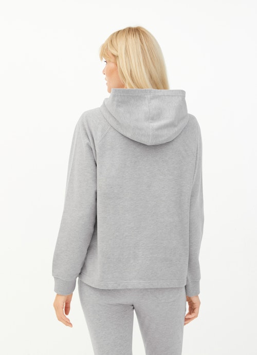 Casual Fit Sweatshirts Hoodie l.grey mel.