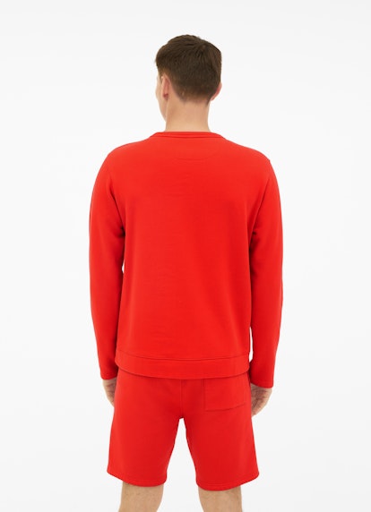 Coupe Regular Fit Pull-over Sweat-shirt cherry tomato