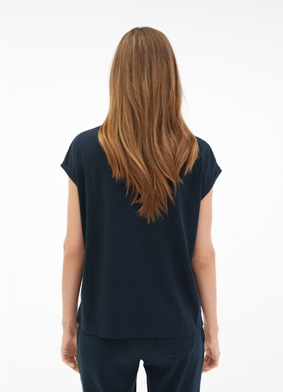 Coupe Boxy Fit T-shirts T-shirt de coupe carrée navy