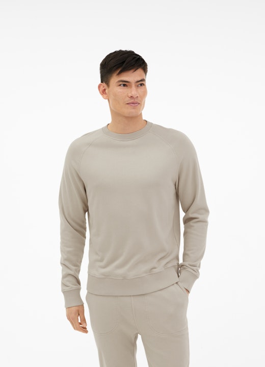 Casual Fit Sweaters Sweatshirt olive grey