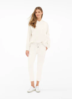Coupe Casual Fit Pantalons Pantalon de jogging Casual Fit eggshell